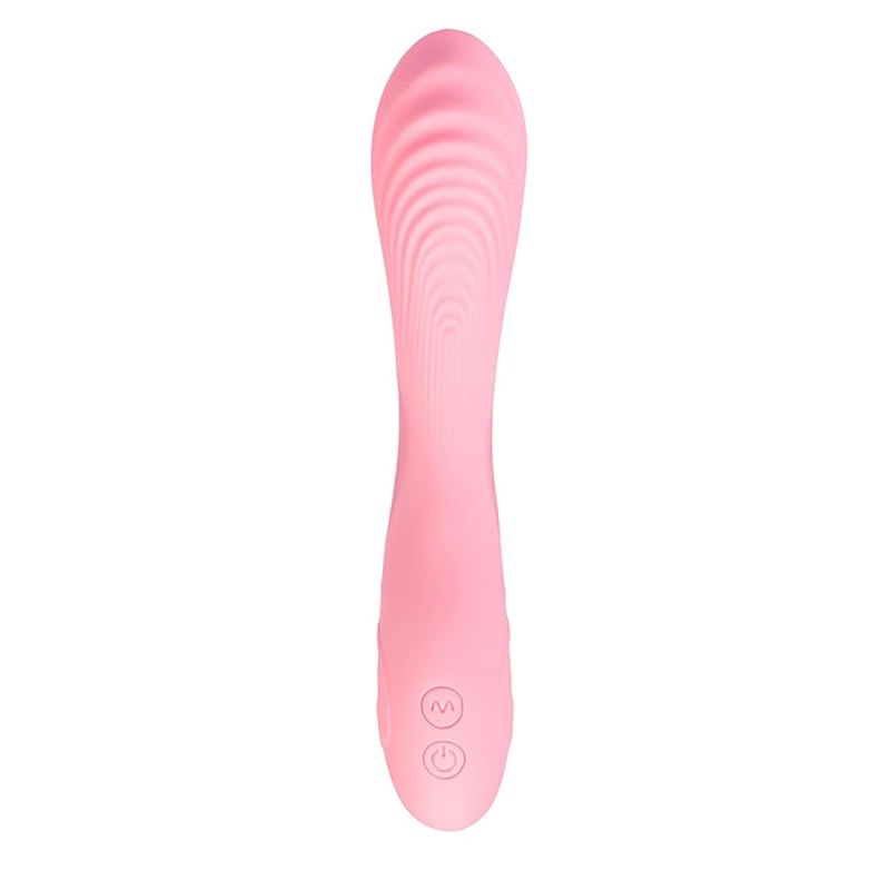 Wibrator punktu G Apollo – elastyczny silikon, 10 trybów wibracji, 20 cm × 3,5 cm - 3