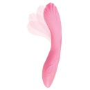Wibrator punktu G Apollo – elastyczny silikon, 10 trybów wibracji, 20 cm × 3,5 cm - 5