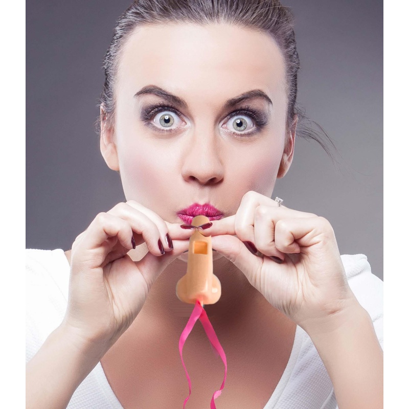 Super Fun Penis Party Whistles, 6pk - 3