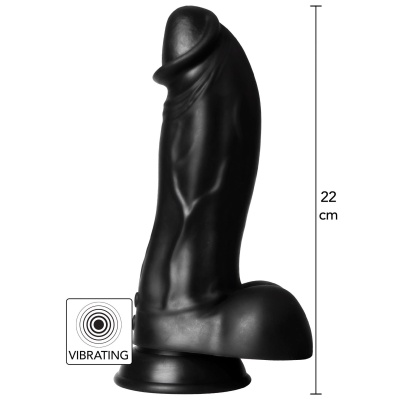 Wibrujące dildo Dinosaur Monster z przyssawką i funkcją Boost, 22 cm - 1