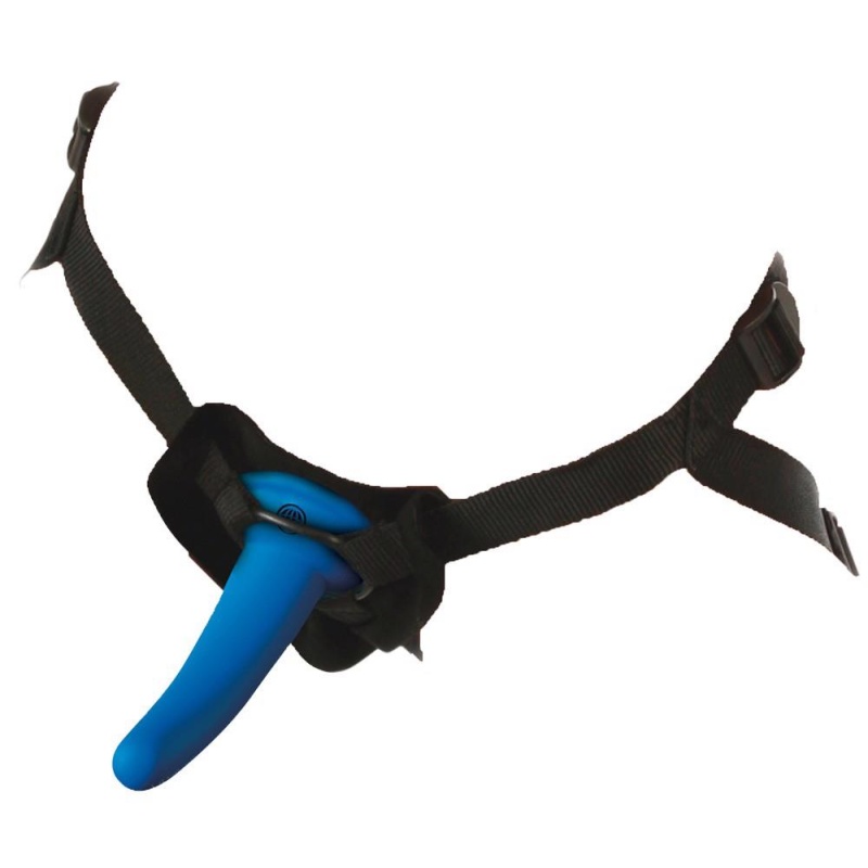 Strap-on do peggingu FFS Beginner's z 4-punktową regulacją i dildem 12,6 cm - 3