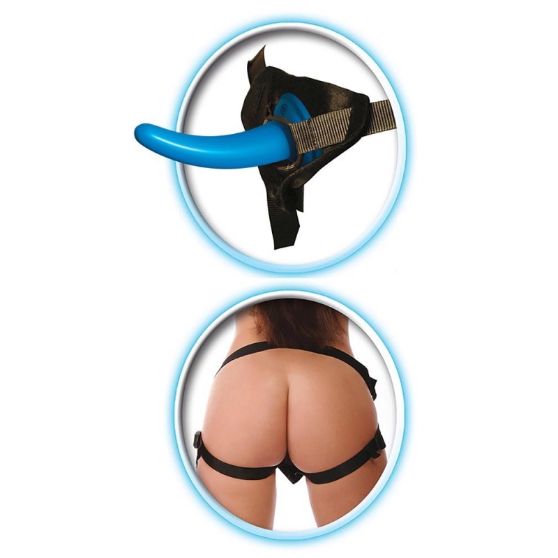 Strap-on do peggingu FFS Beginner's z 4-punktową regulacją i dildem 12,6 cm - 7