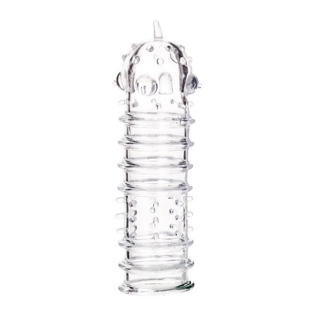 Nakładka na penisa Penis Sleeve TPR, przezroczysta, 15,3 cm - 2