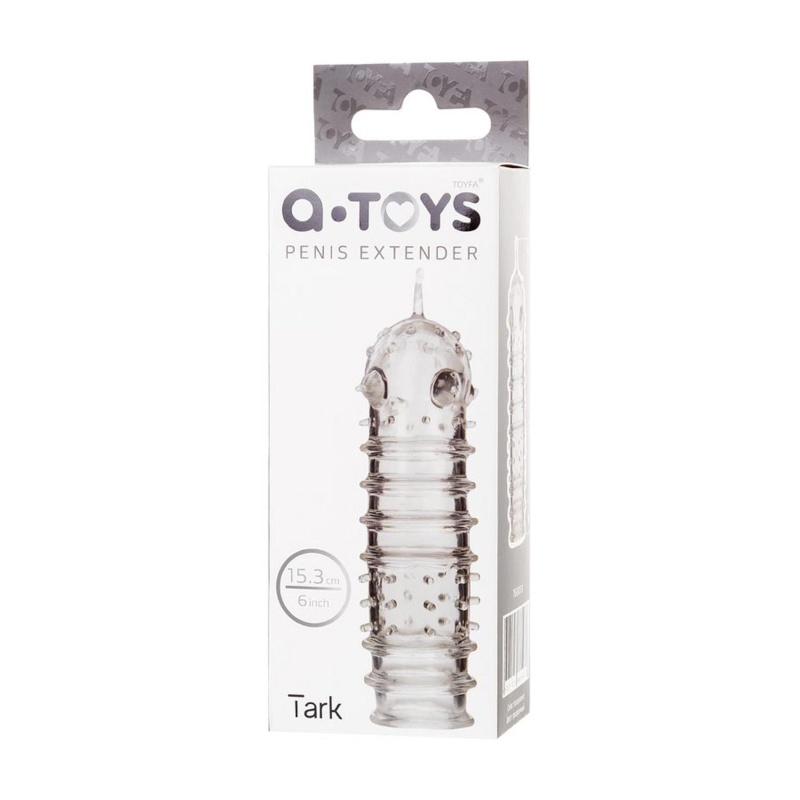 Nakładka na penisa Penis Sleeve TPR, przezroczysta, 15,3 cm - 3