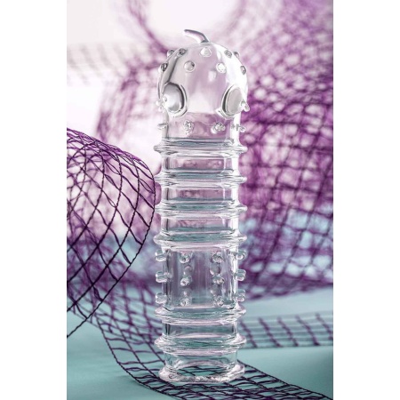 Nakładka na penisa Penis Sleeve TPR, przezroczysta, 15,3 cm - 5