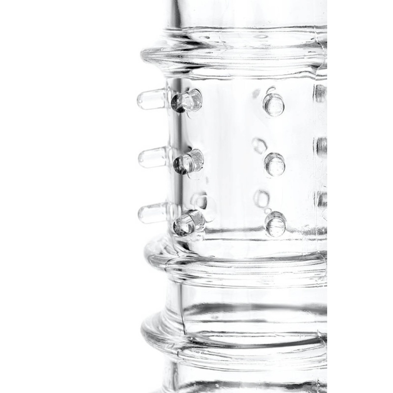 Nakładka na penisa Penis Sleeve TPR, przezroczysta, 15,3 cm - 6