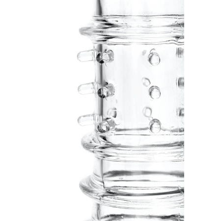 Nakładka na penisa Penis Sleeve TPR, przezroczysta, 15,3 cm - 6