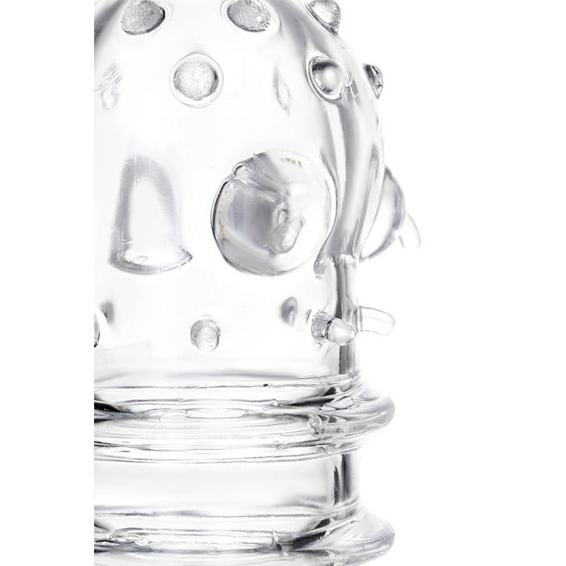 Nakładka na penisa Penis Sleeve TPR, przezroczysta, 15,3 cm - 9