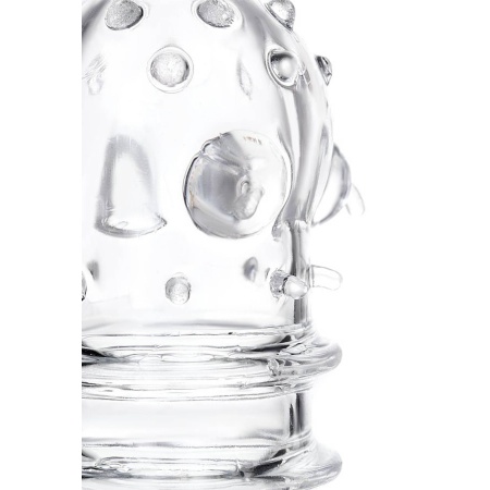 Nakładka na penisa Penis Sleeve TPR, przezroczysta, 15,3 cm - 9