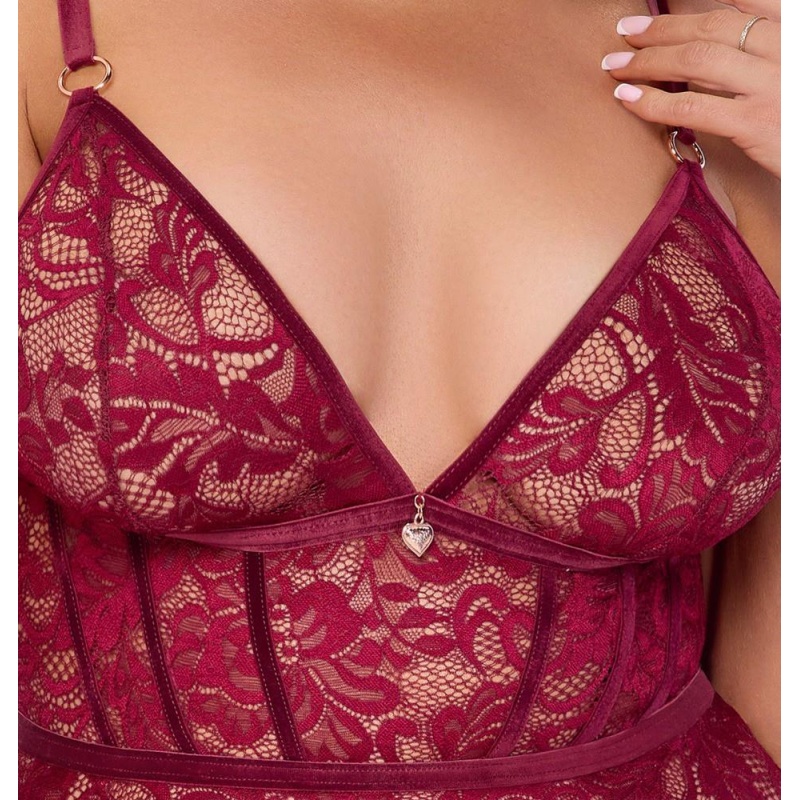 Babydoll red 3XL - 5
