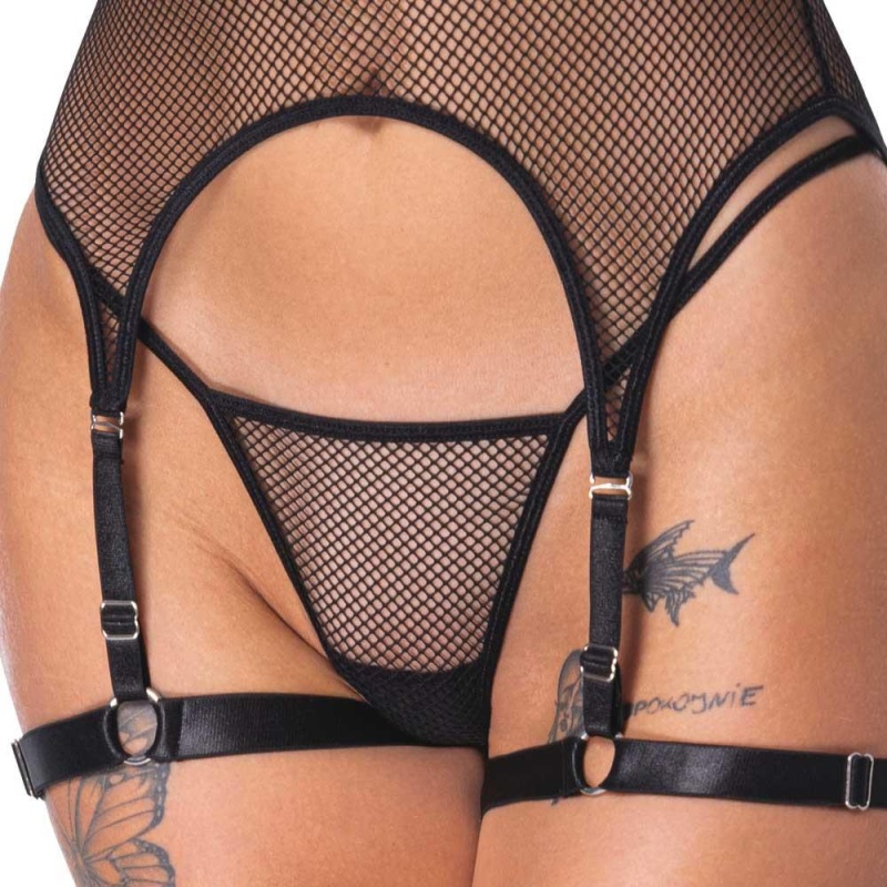 The extravagant black net set M - 7