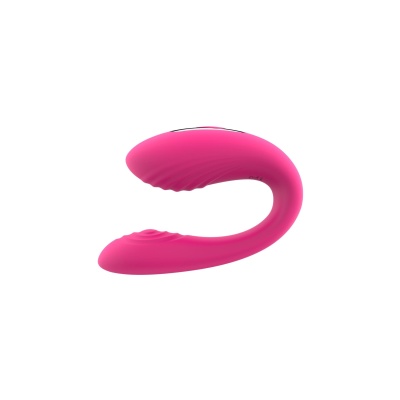 Wibrator podwójny Dual USB – różowy - 1 2