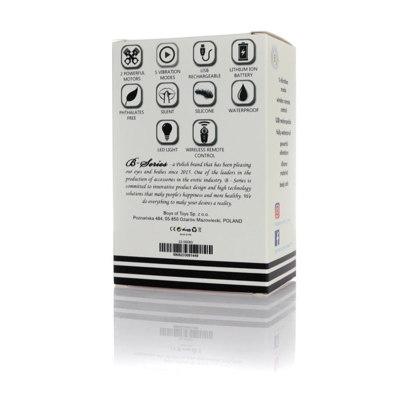 Wibrator podwójny Dual USB – różowy - 12