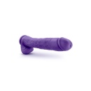 Dildo Bold Daddy 14-calowy w kolorze fioletowym - SENSA FEEL Dual Density, 35,5 cm, z przyssawką - 3