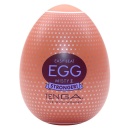 Masturbator Tenga Egg Misty II Stronger - gęsta tekstura wypustek TPE, wysokość 6,35 cm, rozciągliwość do ok. 30 cm - 1