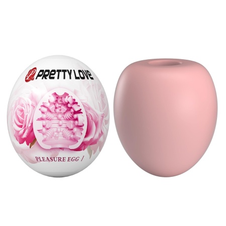 Masturbator ręczny Pleasure Egg I - elastyczny, teksturowany, TPR/ABS - 3
