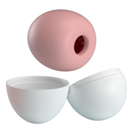 Masturbator ręczny Pleasure Egg I - elastyczny, teksturowany, TPR/ABS - 7