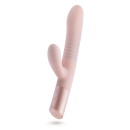 Wibrator Blush Fraya Pink - stymulator dual z ruchem posuwisto-zwrotnym, długość całkowita 24,1 cm, długość insercyjna 13,3 cm - 2