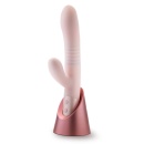 Wibrator Blush Fraya Pink - stymulator dual z ruchem posuwisto-zwrotnym, długość całkowita 24,1 cm, długość insercyjna 13,3 cm - 3