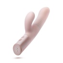 Wibrator Blush Fraya Pink - stymulator dual z ruchem posuwisto-zwrotnym, długość całkowita 24,1 cm, długość insercyjna 13,3 cm - 4