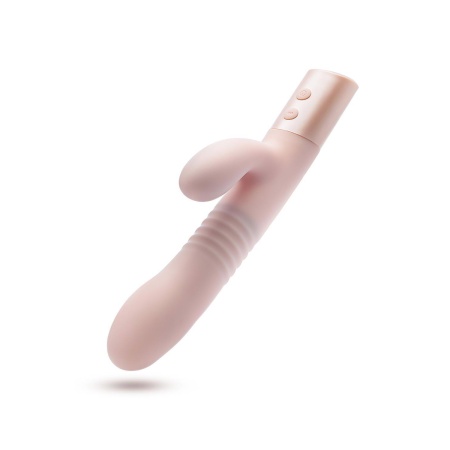 Wibrator Blush Fraya Pink - stymulator dual z ruchem posuwisto-zwrotnym, długość całkowita 24,1 cm, długość insercyjna 13,3 cm - 5