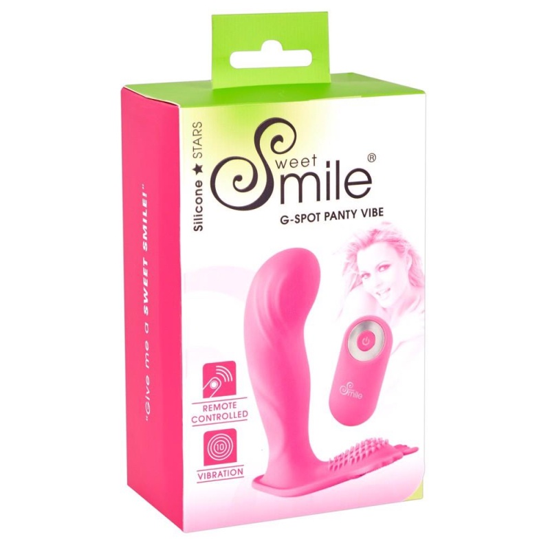 Wibrator do majtek G-spot z pilotem zdalnym – 11,7 cm, silikon, 10 trybów - 1