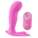 Wibrator do majtek G-spot z pilotem zdalnym – 11,7 cm, silikon, 10 trybów - 2
