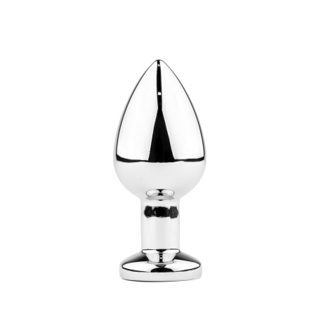 Metal Butt Plug L Vibrator USB - Remote Control - 2