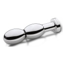 Dildo elektrostymulacyjne O(h!)-thello Oval – owalny, trójsegmentowy profil z aluminium medycznego, kompatybilny z e-stim - 2