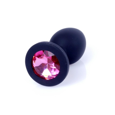 MyLove Toys - Jewellery Black Silicone PLUG Small - 1