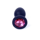 Biżuteria analna Jewellery Plug Small - silikon medyczny, anatomiczny kształt, długość 7 cm - 2
