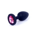 Biżuteria analna Jewellery Plug Small - silikon medyczny, anatomiczny kształt, długość 7 cm - 6