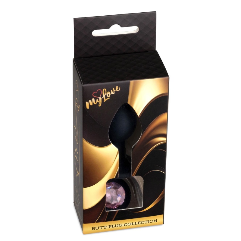 Biżuteria analna Jewellery Plug Small - silikon medyczny, anatomiczny kształt, długość 7 cm - 8
