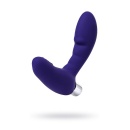 Masażer prostaty Bruman Violet - anatomiczny kształt, silikon i ABS, długość 12 cm - 1