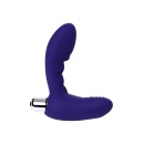 Masażer prostaty Bruman Violet - anatomiczny kształt, silikon i ABS, długość 12 cm - 2