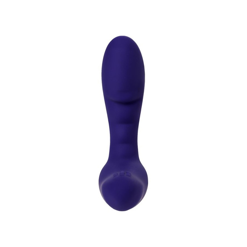 Masażer prostaty Bruman Violet - anatomiczny kształt, silikon i ABS, długość 12 cm - 4