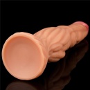 Dildo Nature Cock 9,5" (24 cm) z Silikonu Platynowego - Przyssawka - 6
