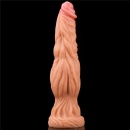 Dildo Nature Cock 9,5" (24 cm) z Silikonu Platynowego - Przyssawka - 11