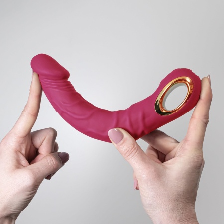 Wibrator Magnus Bend elastyczny 22,5 cm różowy - 5