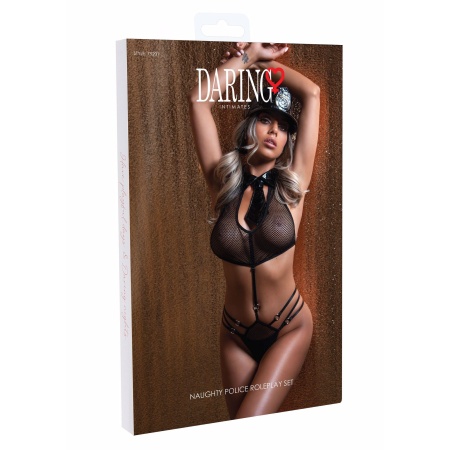 Naughty Police Roleplay Set Black - 6