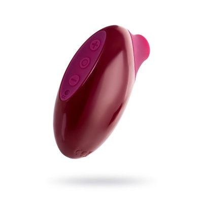 TOYFA A-Toys Myrty Clitoral Vacuum Stimulator, burgundy, 9.8 cm - 1