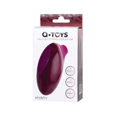 Stymulator próżniowy łechtaczki A-Toys Myrty, bezstykowa technologia air-pulse, długość 9,8 cm - 8