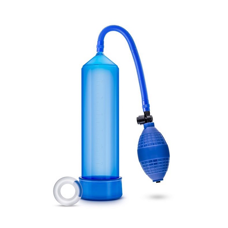 Pompka do penisa VX101 - ręczna pompa próżniowa z gruszką tłoczącą i zaworem szybkiego upustu, cylinder z poliwęglanu 24,1 cm - 2