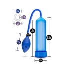 Pompka do penisa VX101 - ręczna pompa próżniowa z gruszką tłoczącą i zaworem szybkiego upustu, cylinder z poliwęglanu 24,1 cm - 5
