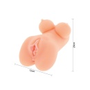 Masturbator Big Titty Fuck Cunt dwukanałowy 20 cm - 6