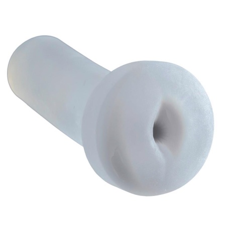 PDX Male Pump & Dump Stroker F — manualny masturbator TPE z teksturowanym kanałem i regulacją ucisku, 13,2 cm - 2