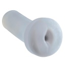 PDX Male Pump & Dump Stroker F — manualny masturbator TPE z teksturowanym kanałem i regulacją ucisku, 13,2 cm - 2