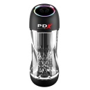 PDX Elite ViewTube Pro – automatyczny masturbator z wibracjami i funkcją ssania, długość 23 cm - 2