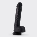 Dildo silikonowe Inviktus 8 22 cm czarny - 1