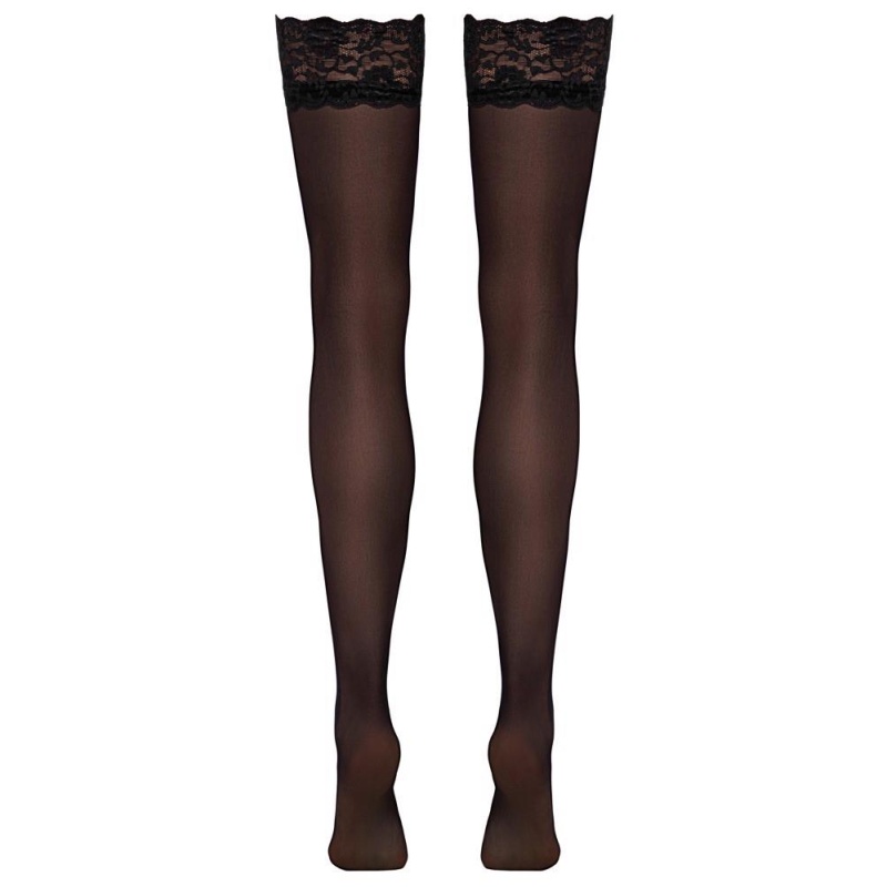 Stockings black XL - 8